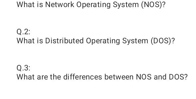 nOS new Operating System