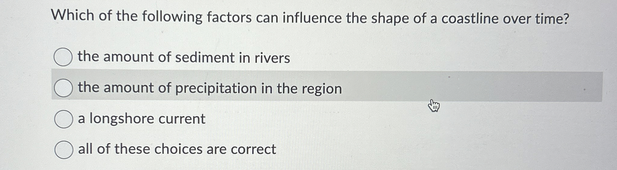 Solved Which of the following factors can influence the | Chegg.com