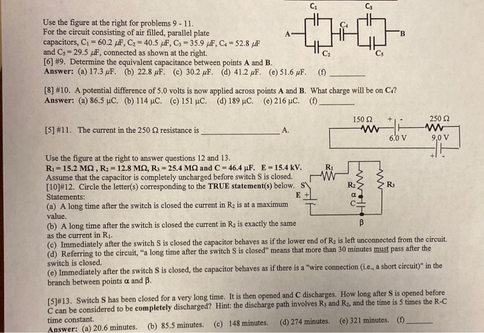 Solved UT Use the figure at the right for problems 9-11. For | Chegg.com