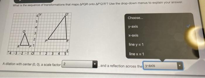 Solved What is the sequence of transformations that maps | Chegg.com