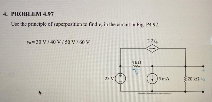 Solved 3. PROBLEM 4.94 Use the principle of superposition to | Chegg.com