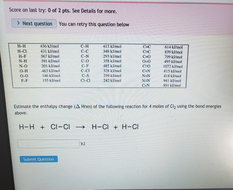 Solved Question 17 H-H H-CI H-F N-H N-O O-H 0-0 F-F 436 | Chegg.com