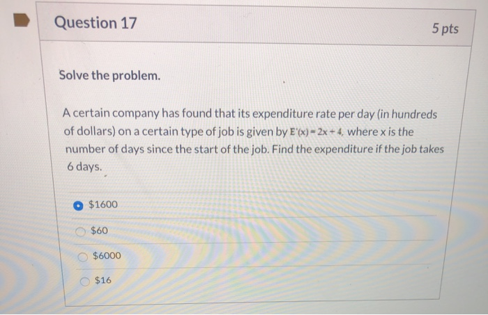 Solved Question 17 5 pts Solve the problem. A certain | Chegg.com