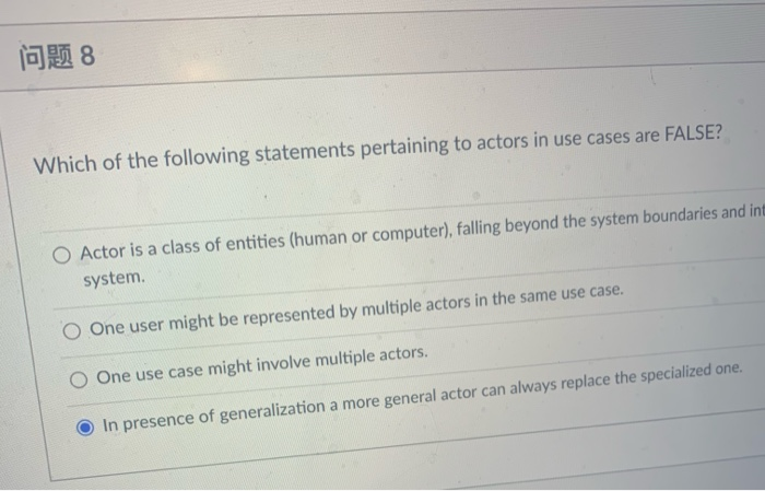 Which Of The Following Pertaining To Known Liabilities Is False Solved 问题8 Which of the following statements pertaining to | Chegg.com