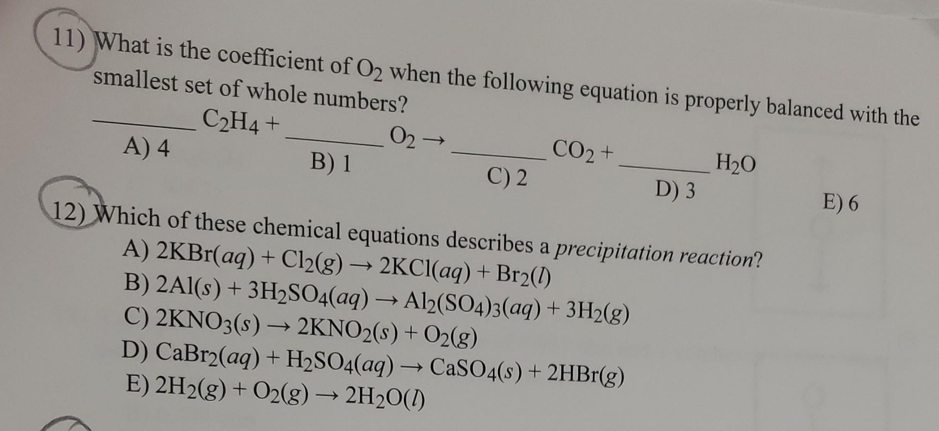 Solved 9 Which is the net ionic equation for the reaction Chegg