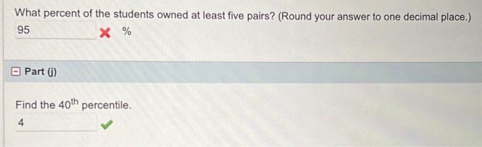 Solved Forty Randomly Selected Students Were Asked The | Chegg.com