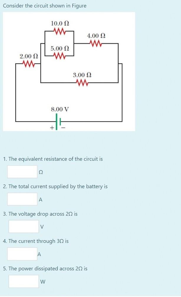 Solved Consider the circuit shown in Figure 10.0 12 4.00 12 | Chegg.com