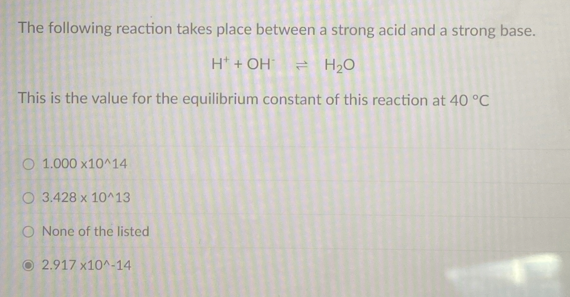 High Quality SOLUTION The following reaction takes place between a ...