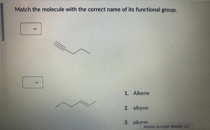 Solved Match the molecule with the correct name of its | Chegg.com