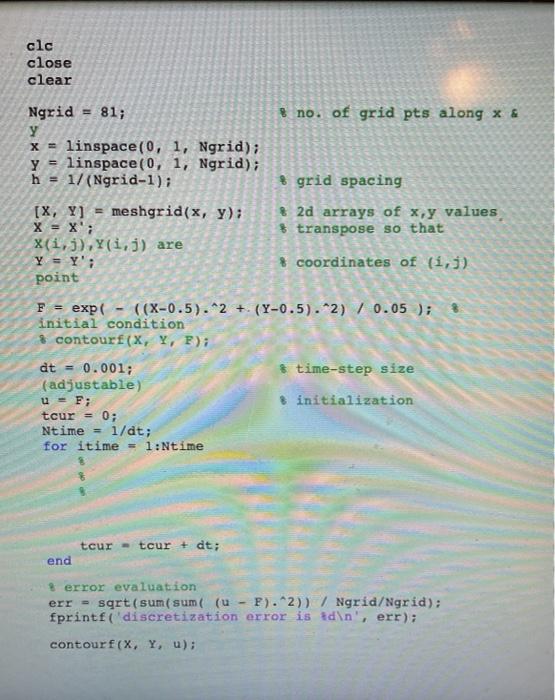 Solved 6. Coding problem: write Matlab code to solve the | Chegg.com