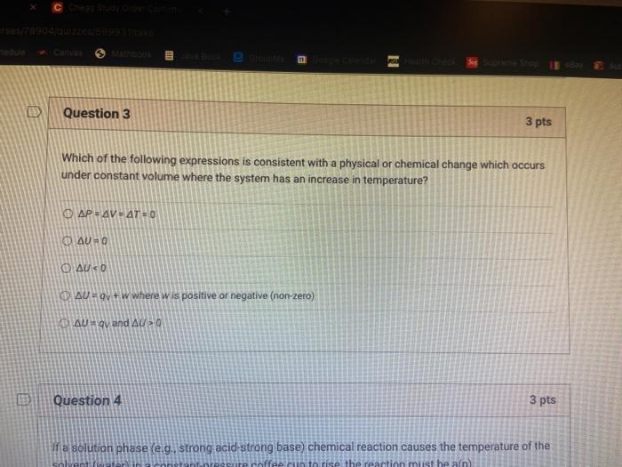 Solved MIT N E Question 3 3 pts Which of the following | Chegg.com