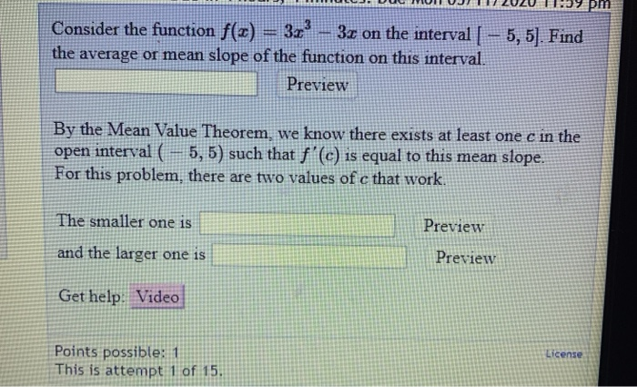 Solved IZUZU IT. III Consider the function f(x) = 3x” — 3.c | Chegg.com