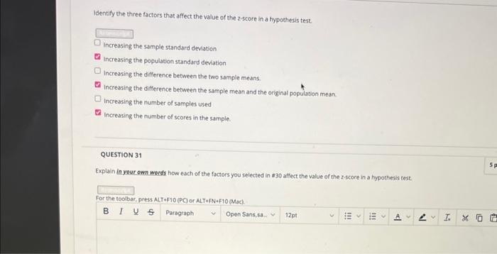 Solved Identify the three factors that affect the value of | Chegg.com