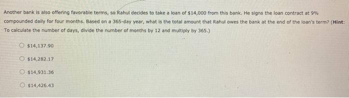 Solved 3. Nonannual Compounding Period The Number Of | Chegg.com