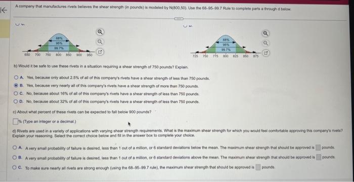 Solved a) Draw and label the Normal model. Choose the | Chegg.com
