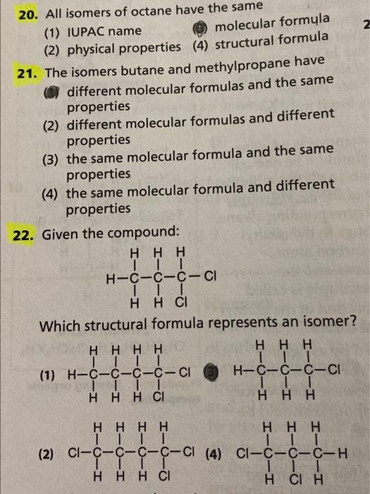 structural formula of octane