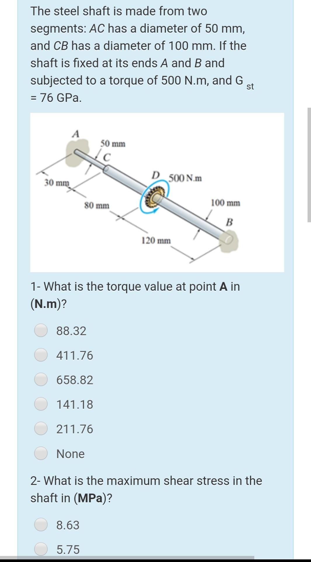 Solved For a plate with inside hole under tension, the | Chegg.com