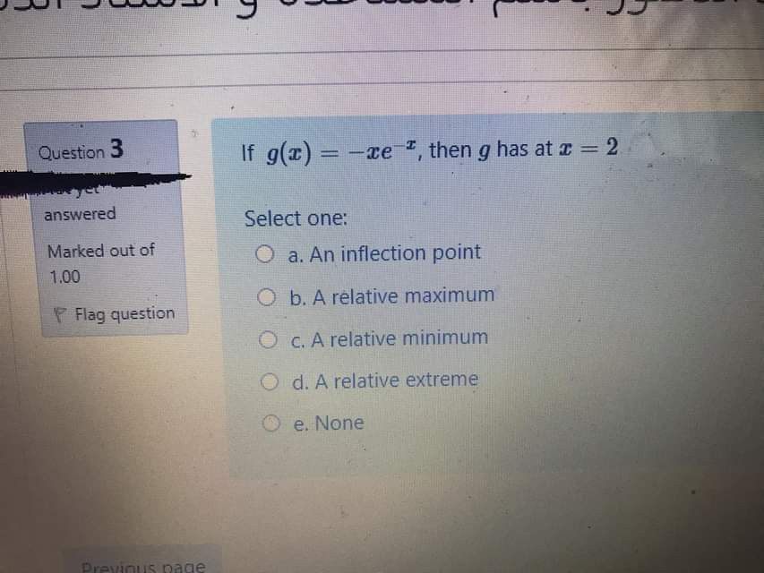 Question 3 If G 2 Ae Then G Has At 2 Answered Chegg Com