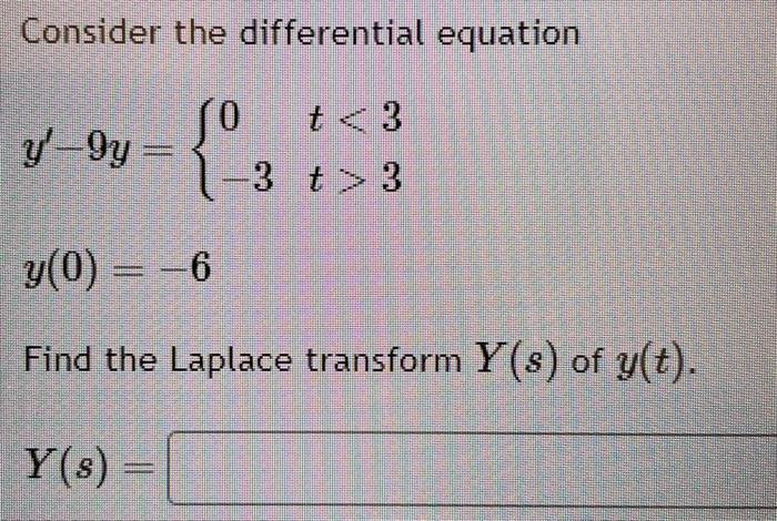 Solved Consider the differential equation | Chegg.com