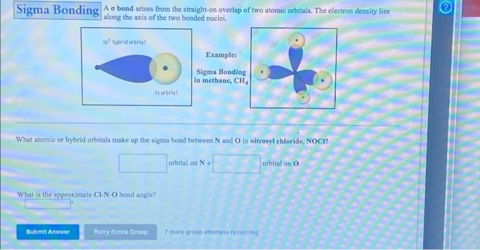 Solved A o bond arises from thie straight-on overlap of two | Chegg.com
