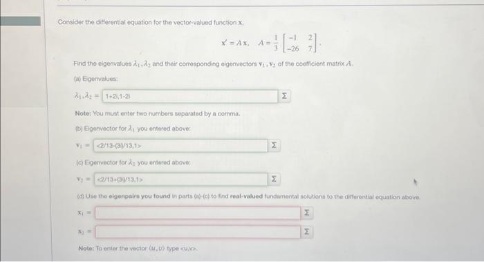Solved Consider the differential equation for the | Chegg.com