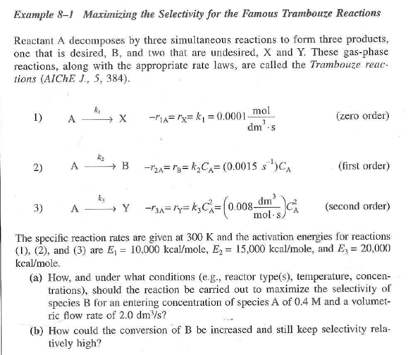 Chapter 8 Solutions Elements Of Chemical Reaction Engineering 5th Edition Chegg Com