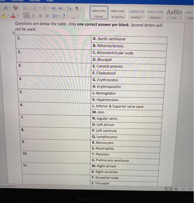 Solved Write The Letter Of The Correct Answer Next To The | Chegg.com