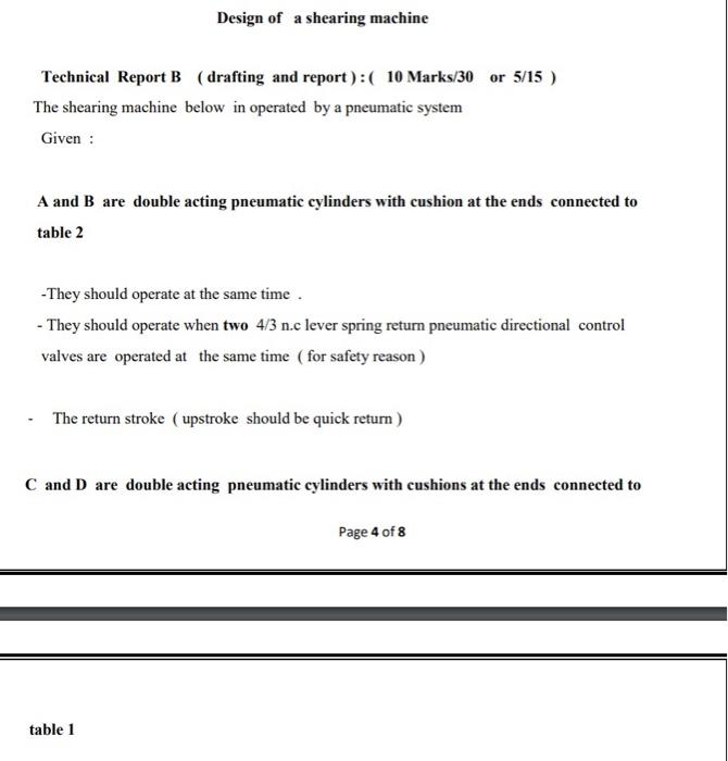 Solved Technical Report B (drafting And Report): ( 10 | Chegg.com