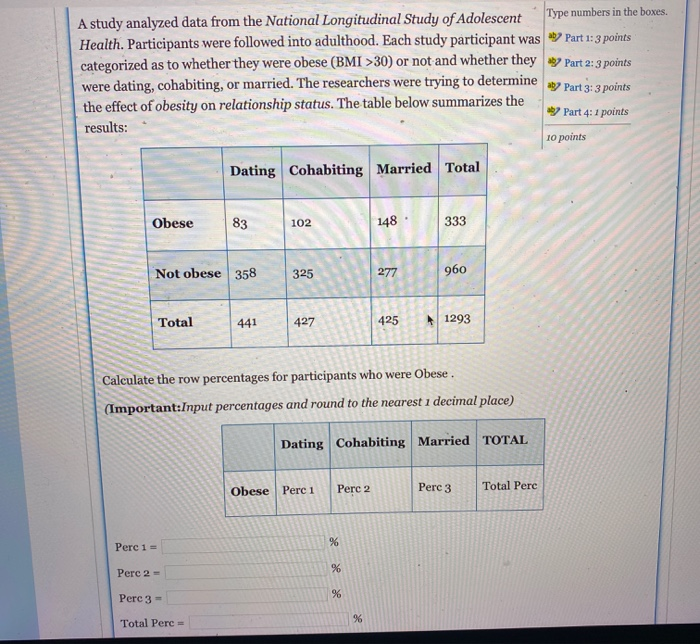 Solved Question 5 A 2009 study analyzed data from the | Chegg.com