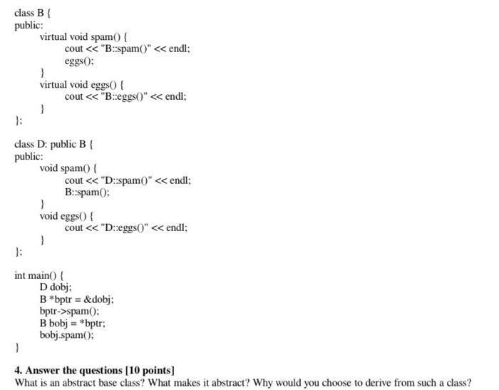 Solved 4. Answer the questions [10 points] | Chegg.com