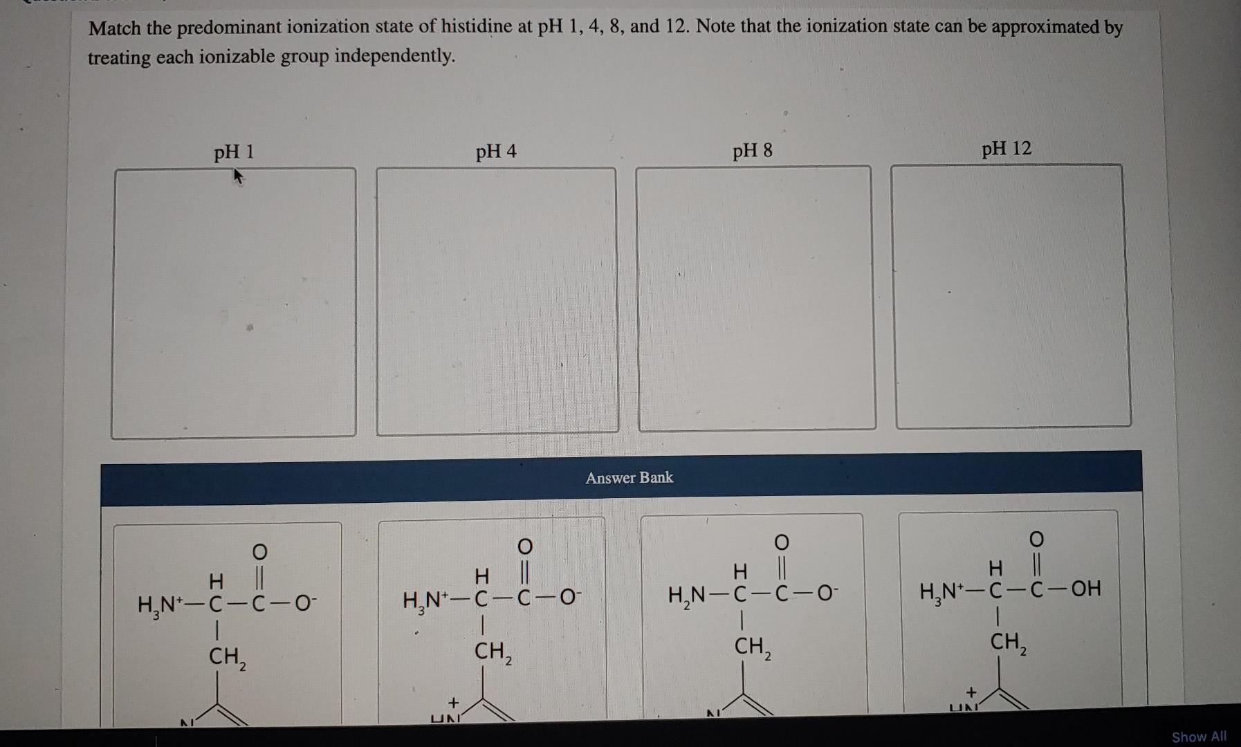 Solved Each ionizable group of an amino acid can exist in