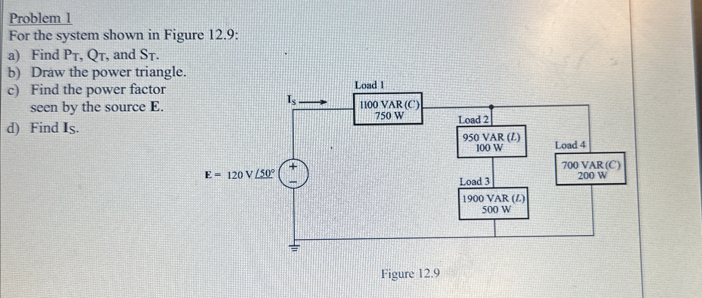 Solved Problem 1For the system shown in Figure 12.9:a) ﻿Find | Chegg.com