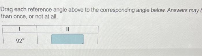 Solved Drag each reference angle above to the corresponding | Chegg.com