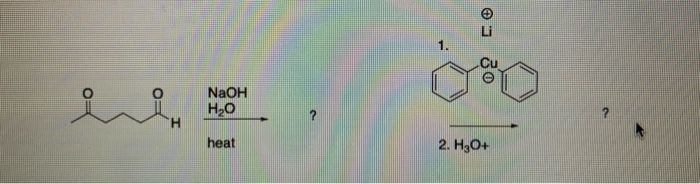 Solved 3o ב 6 7 NaOH H2O heat 2. H,O | Chegg.com