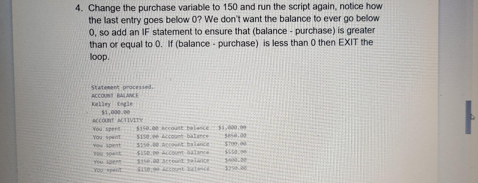 Solved 2. Create a script with three variables: a number | Chegg.com