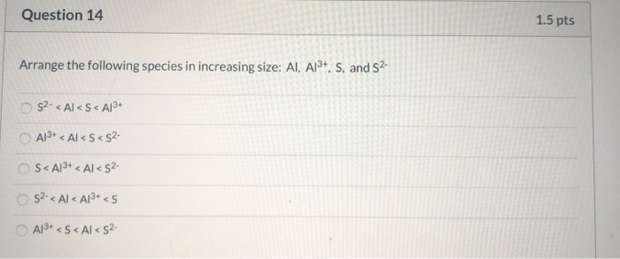 Solved Question 19 1.5 pts Which of the following molecules | Chegg.com
