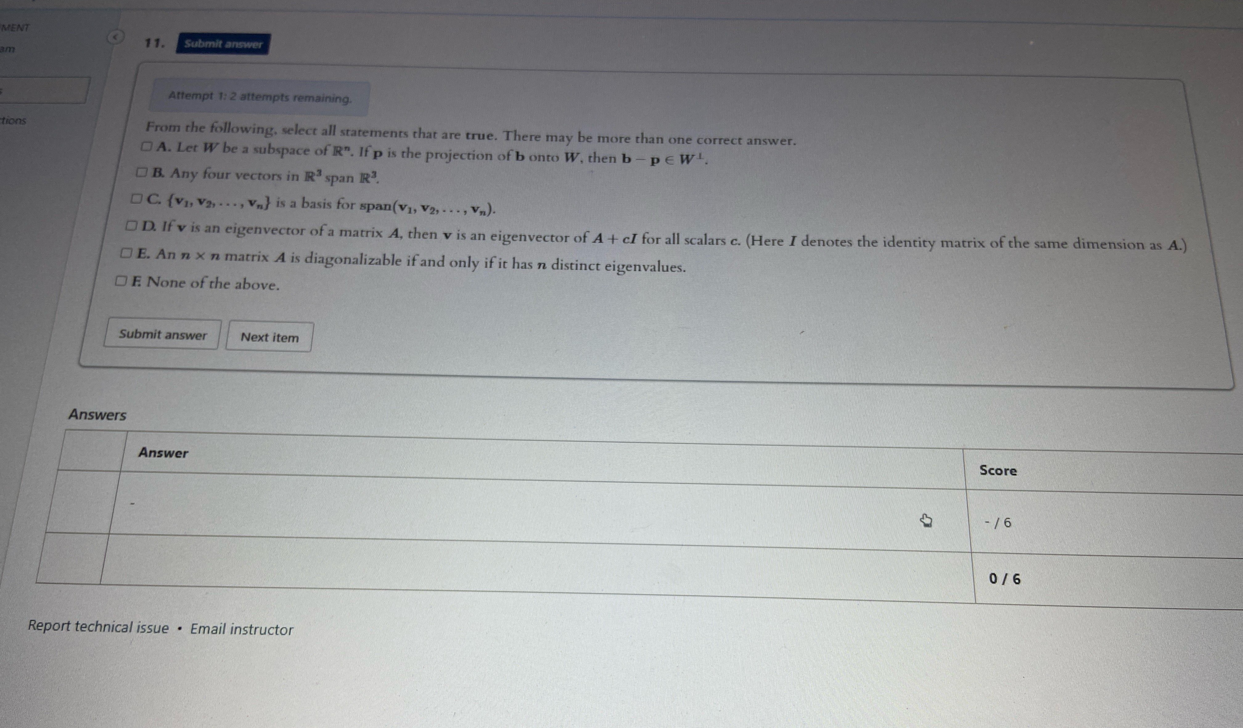 Solved Frm the following, select all statements that are | Chegg.com