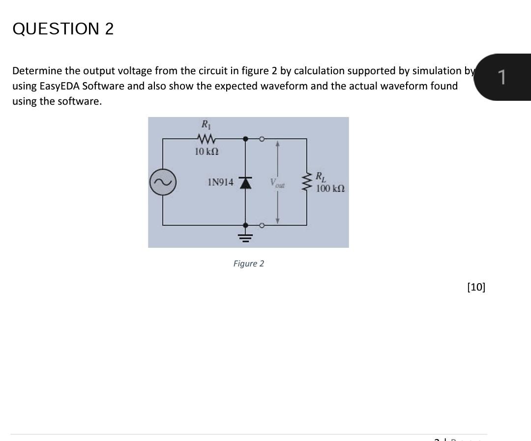 Solved Determine The Output Voltage From The Circuit In | Chegg.com