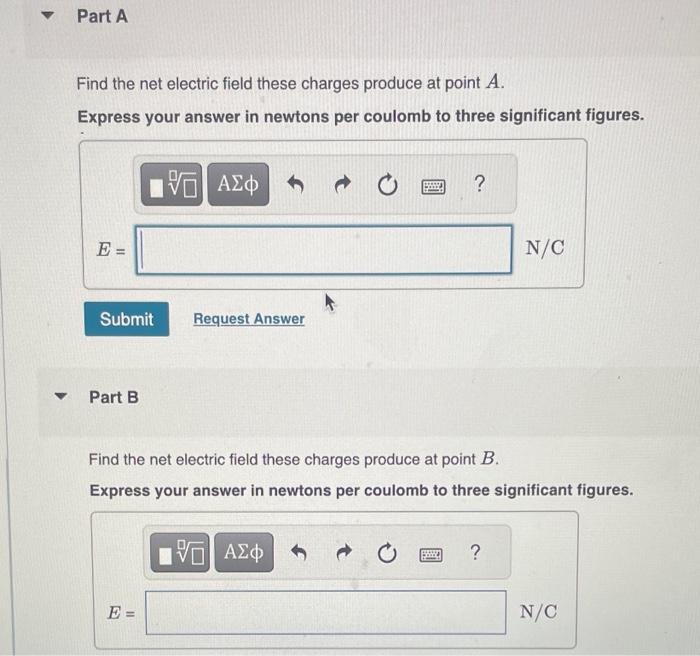 Solved Two point charges are separated by 25.0 cm (see | Chegg.com