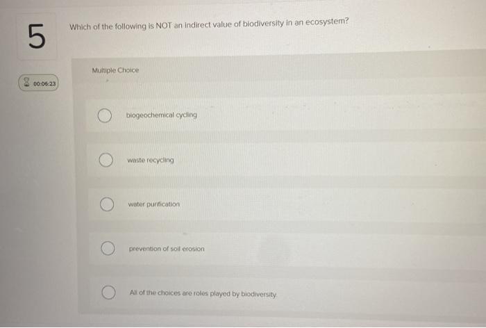 Solved Which of the following is NOT an Indirect value of | Chegg.com