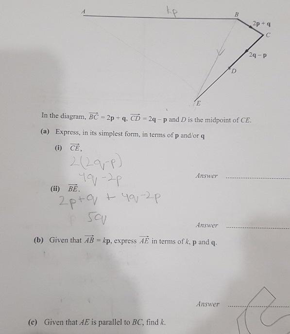 Solved B 2p 4 S P In The Diagram 2p Q Cd 2q Chegg Com