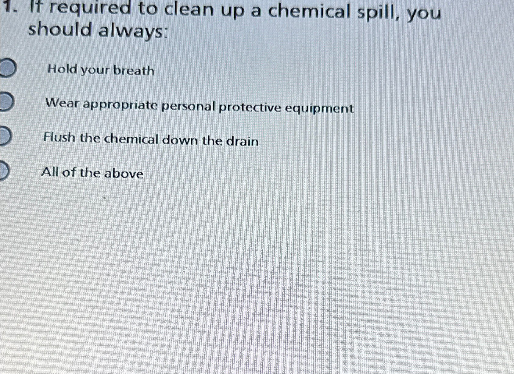 Choosing Correct PPE for Chemical Spills - Expert Advice