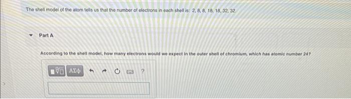 this atom model indicates the number of electrons per shell