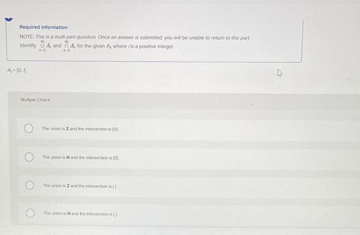 Solved Required information NOTE This is a multi part