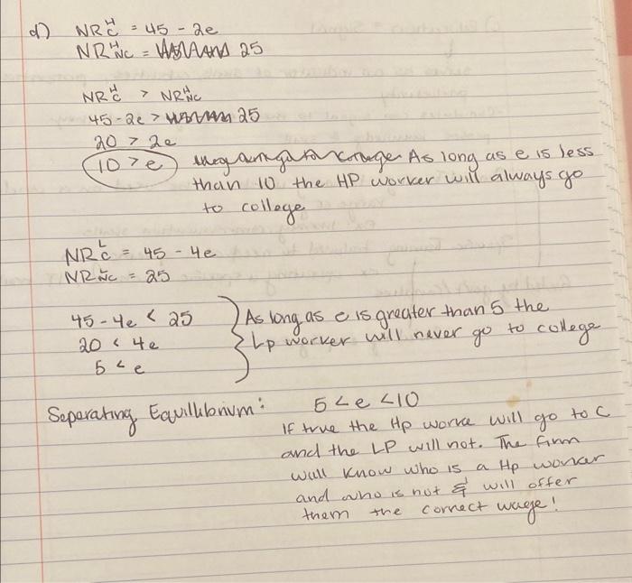 Solved I am struggling with part C & D. This is what I got | Chegg.com