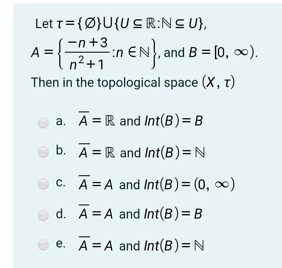 Solved Let T O U Usr Nsu N 3 A N En And B 0 Chegg Com