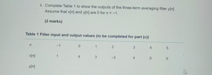 Solved Y N Ae N X N 1 X N 2 Hi Complete Chegg Com