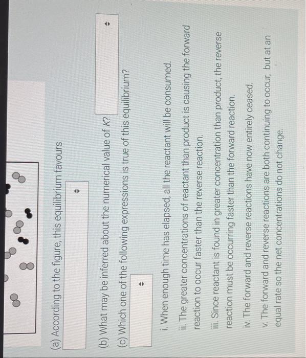 Solved The figure represents an equilibrium mixture of | Chegg.com