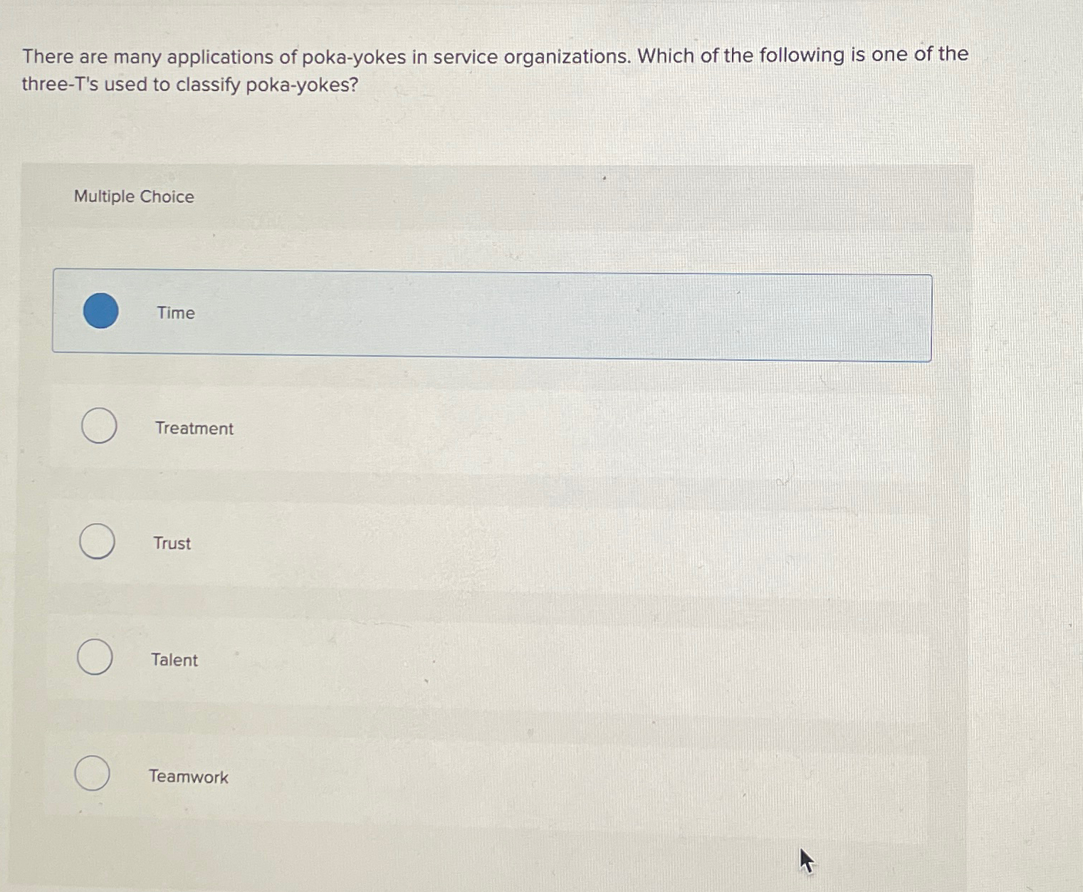 Solved There are many applications of pokayokes in service