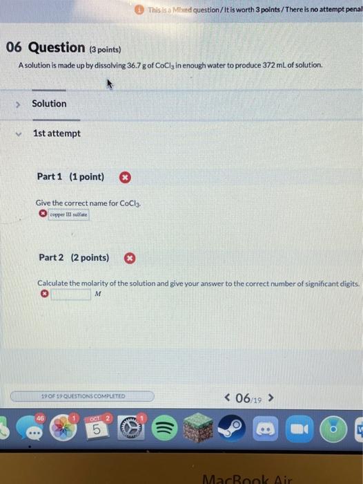 Solved This is a Med question/It is worth 3 points / There | Chegg.com
